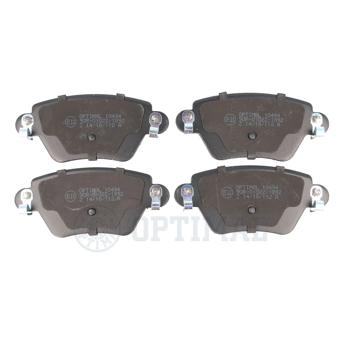OPTIMAL fékbetétkészlet, tárcsafék - BP-10494 - TothCarparts