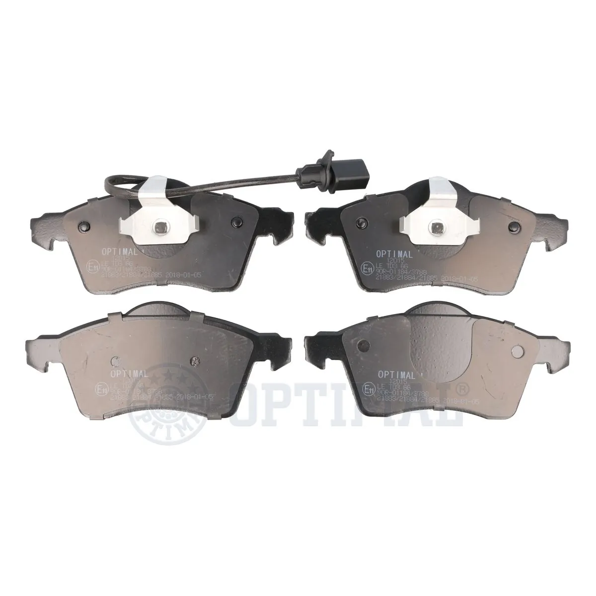 OPTIMAL fékbetétkészlet, tárcsafék - BP-12015 - TothCarparts