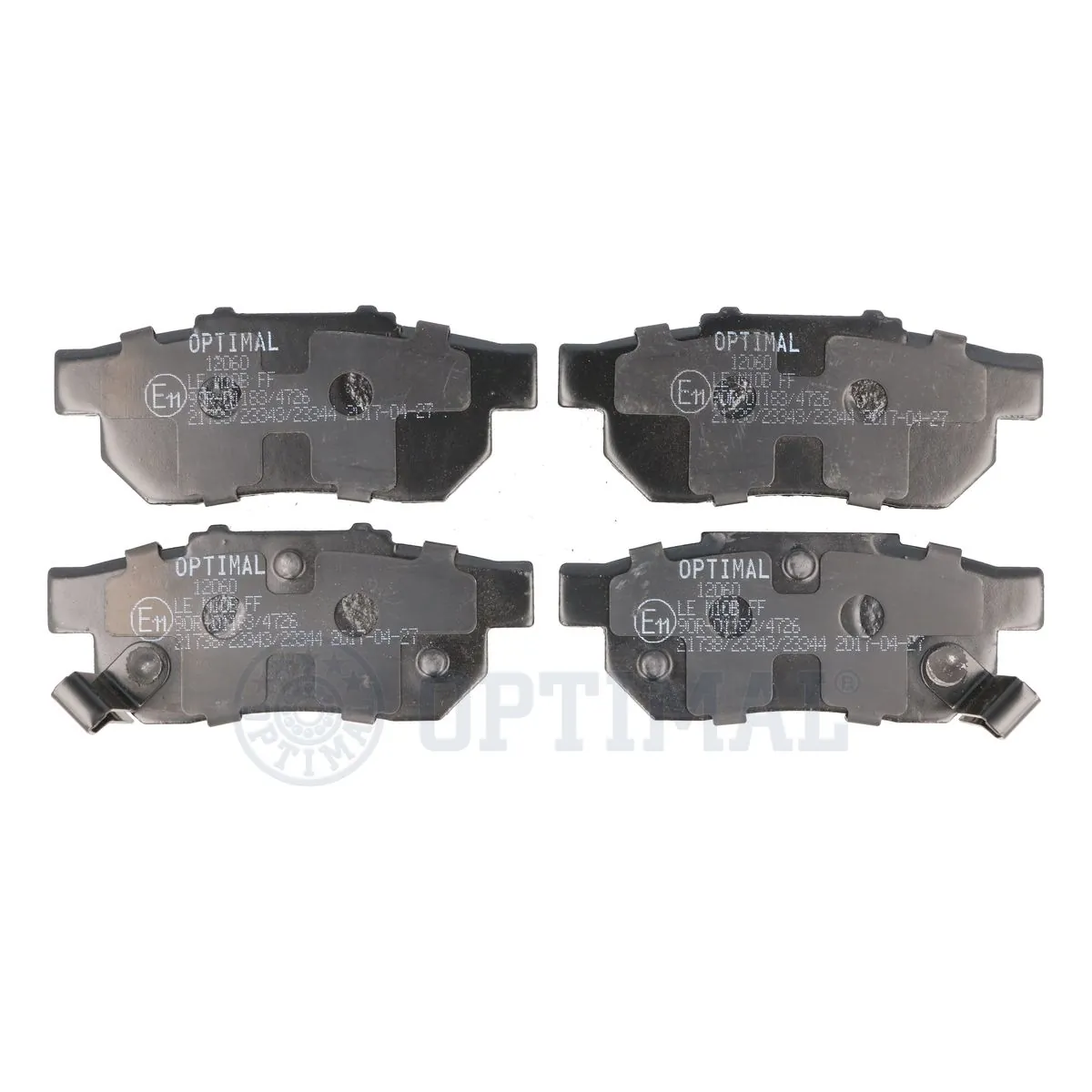 OPTIMAL fékbetétkészlet, tárcsafék - BP-12060 - TothCarparts