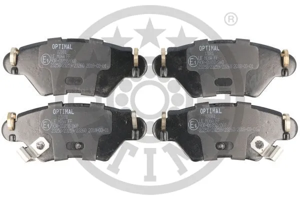 OPTIMAL fékbetétkészlet, tárcsafék - BP-12081 - TothCarparts