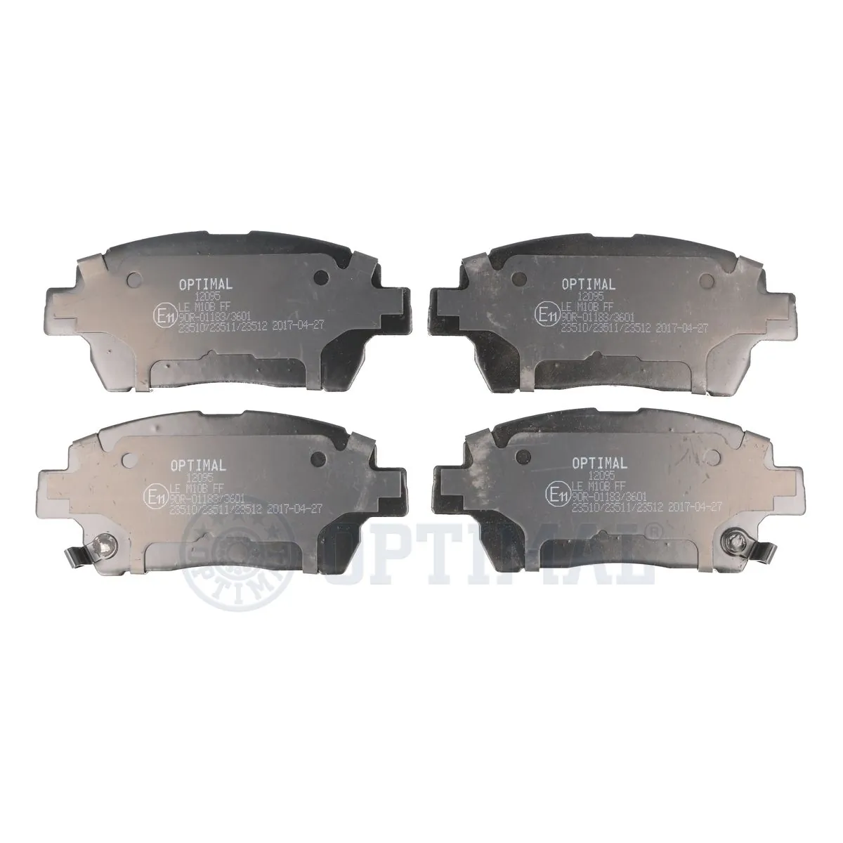 OPTIMAL fékbetétkészlet, tárcsafék - BP-12095 - TothCarparts