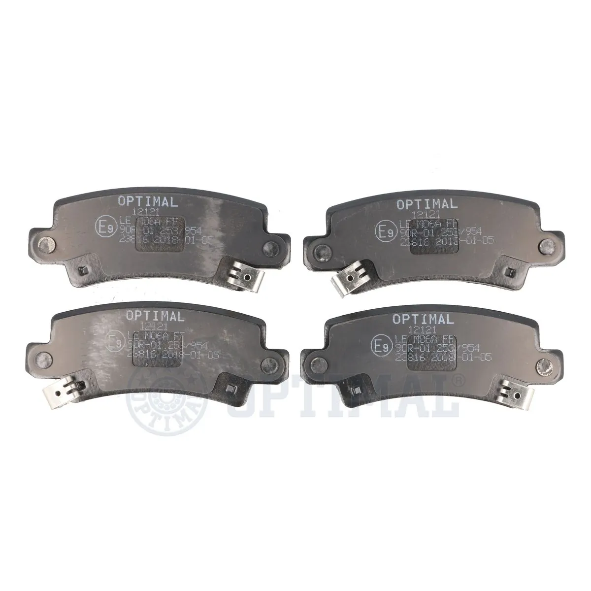 OPTIMAL fékbetétkészlet, tárcsafék - BP-12121 - TothCarparts