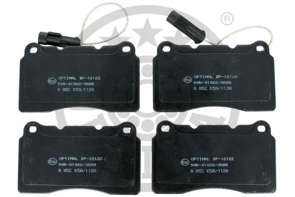 OPTIMAL fékbetétkészlet, tárcsafék - BP-12122 - TothCarparts