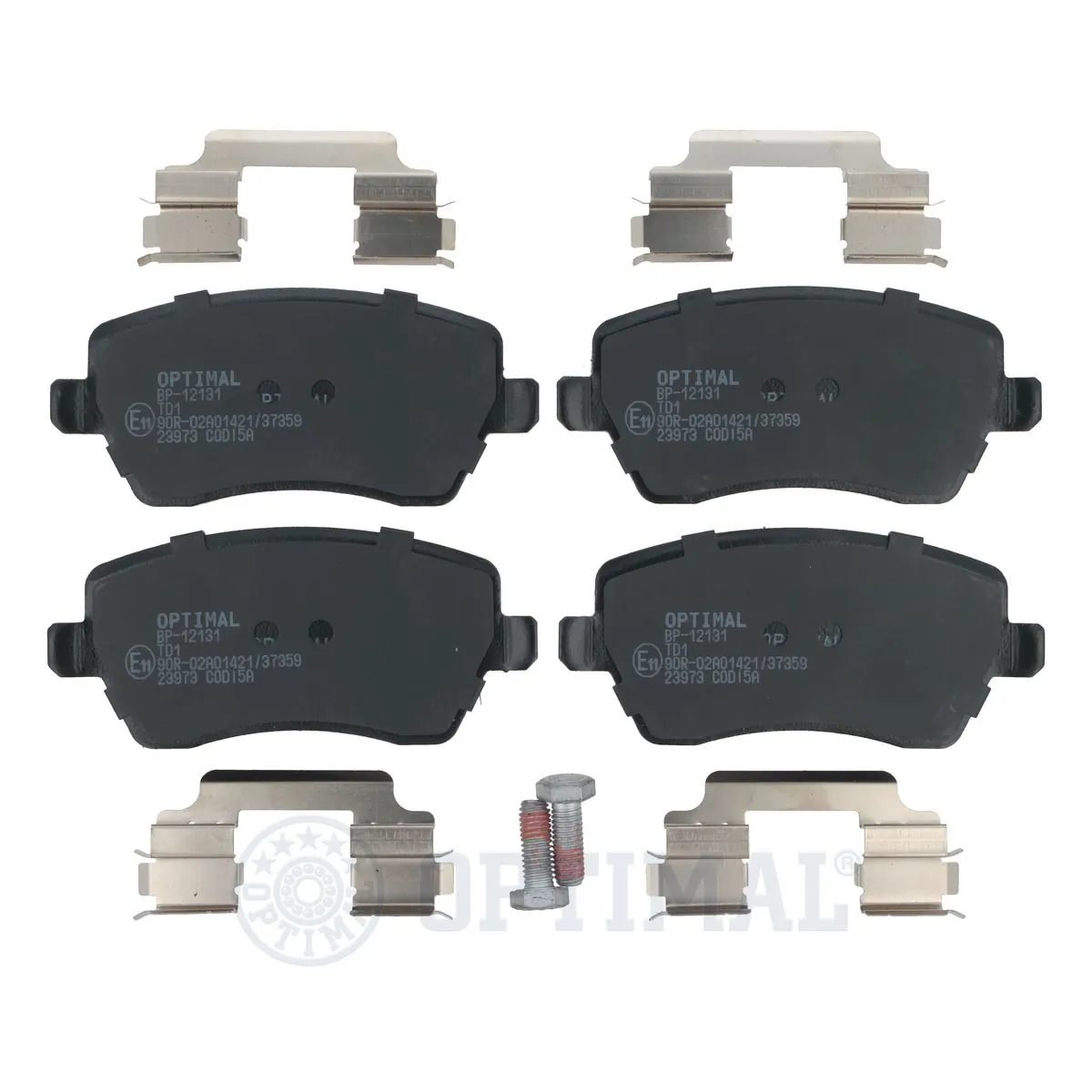 OPTIMAL fékbetétkészlet, tárcsafék - BP-12131 - TothCarparts