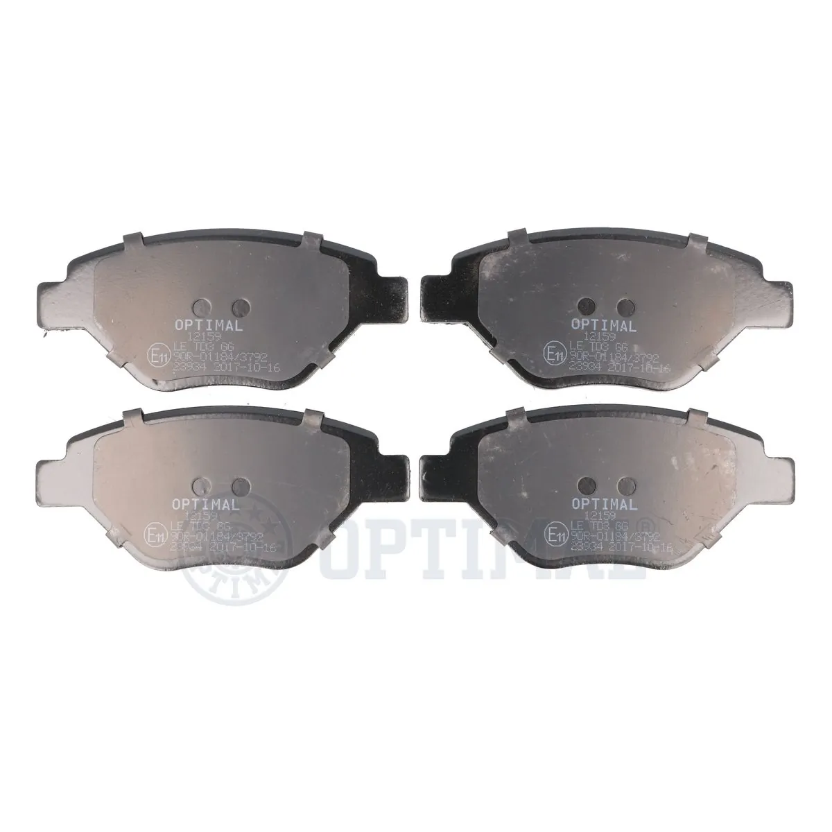 OPTIMAL fékbetétkészlet, tárcsafék - BP-12159 - TothCarparts