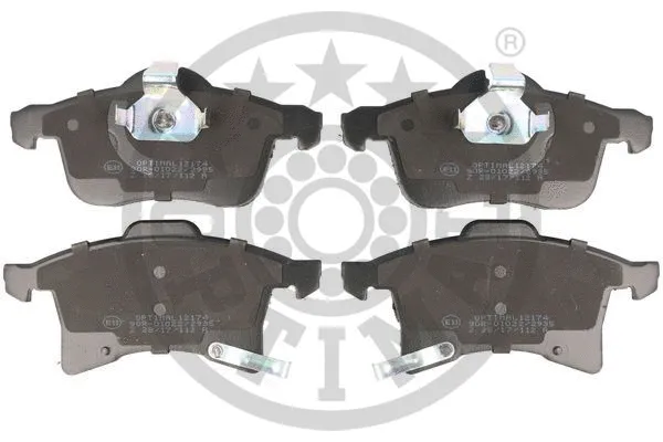 OPTIMAL fékbetétkészlet, tárcsafék - BP-12174 - TothCarparts