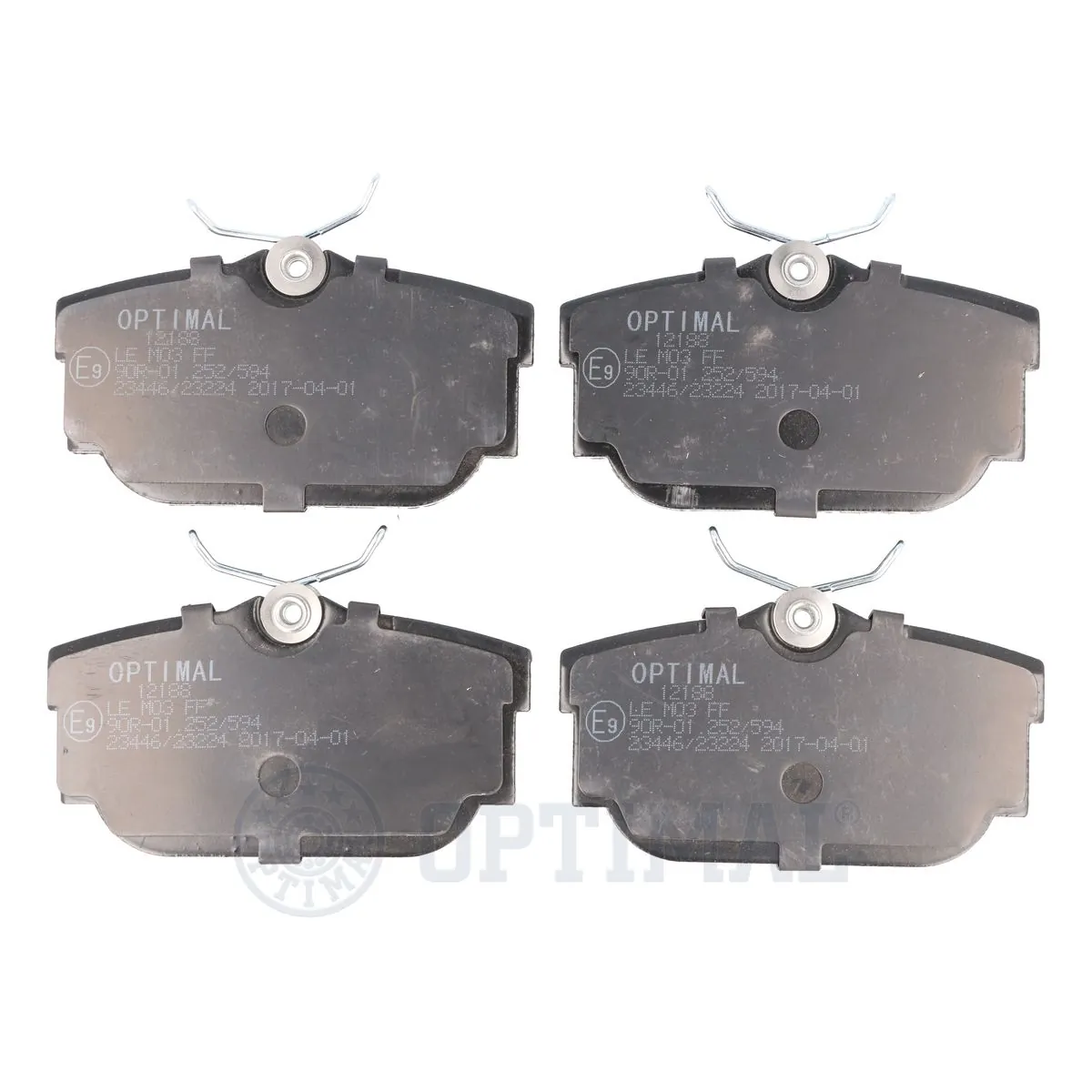 OPTIMAL fékbetétkészlet, tárcsafék - BP-12188 - TothCarparts