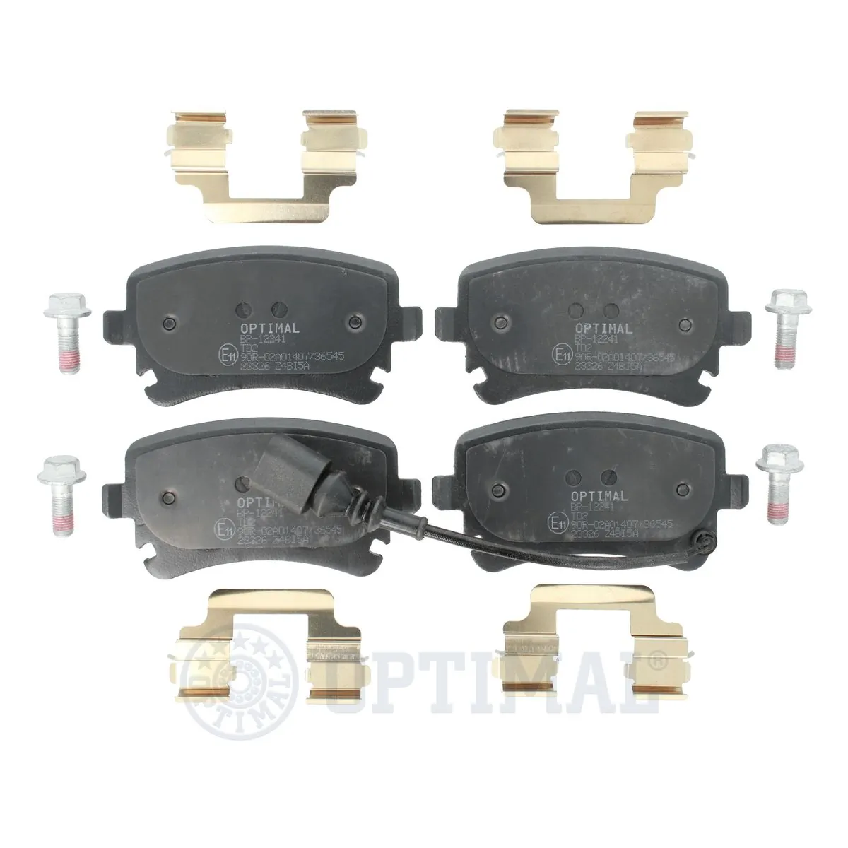 OPTIMAL fékbetétkészlet, tárcsafék - BP-12241 - TothCarparts