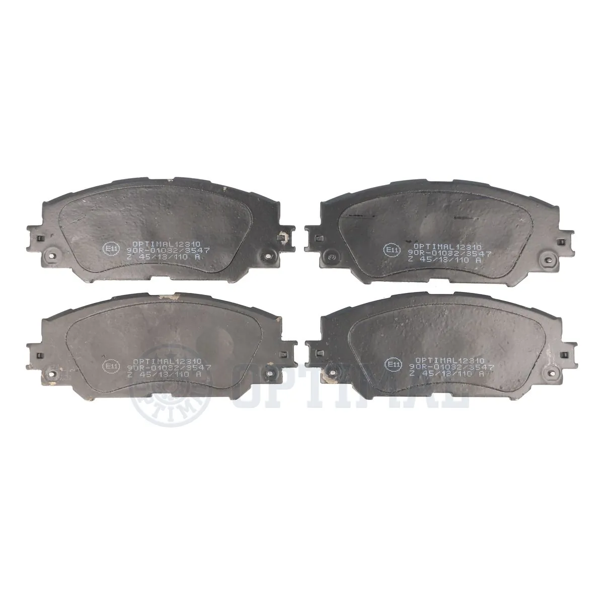 OPTIMAL fékbetétkészlet, tárcsafék - BP-12310 - TothCarparts