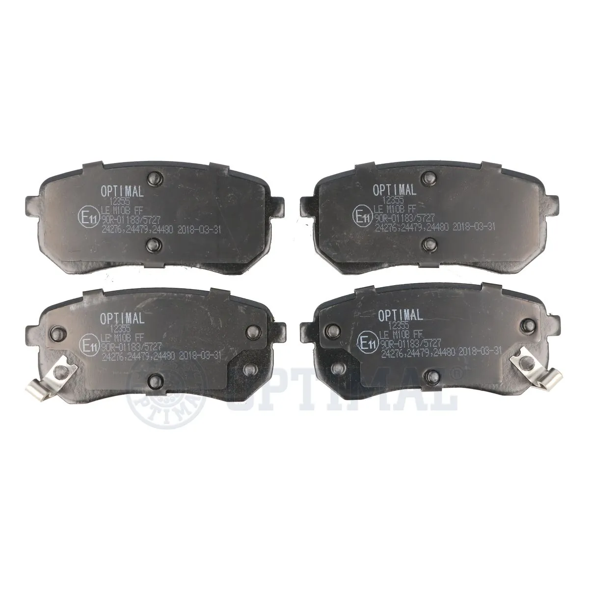 OPTIMAL fékbetétkészlet, tárcsafék - BP-12355 - TothCarparts