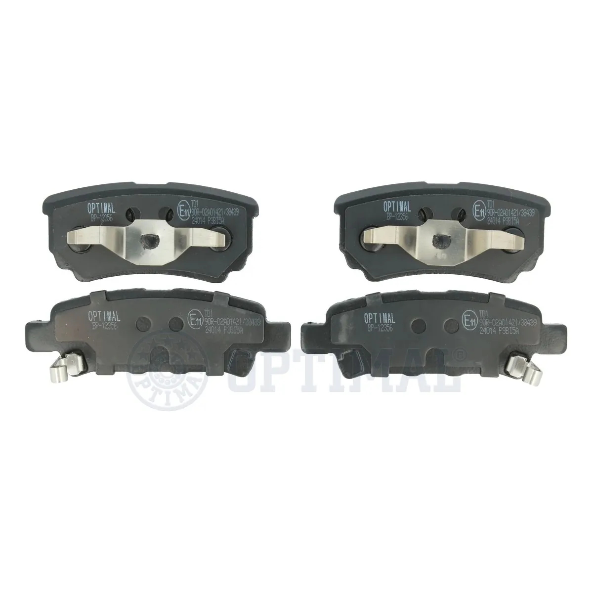 OPTIMAL fékbetétkészlet, tárcsafék - BP-12356 - TothCarparts
