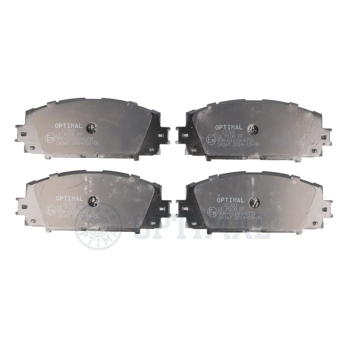 OPTIMAL fékbetétkészlet, tárcsafék - BP-12360 - TothCarparts