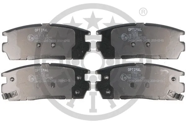 OPTIMAL fékbetétkészlet, tárcsafék - BP-12363 - TothCarparts