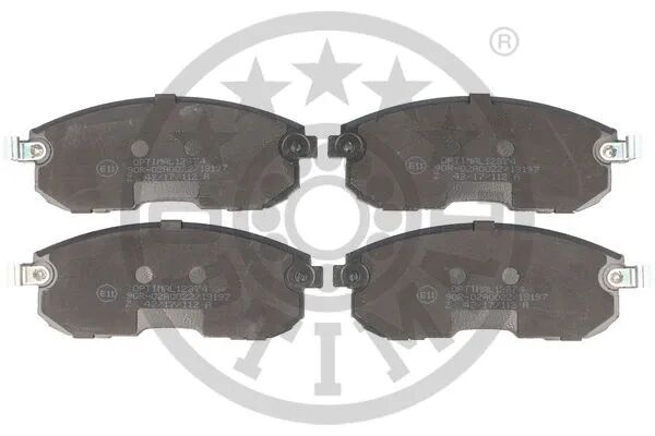OPTIMAL fékbetétkészlet, tárcsafék - BP-12374 - TothCarparts