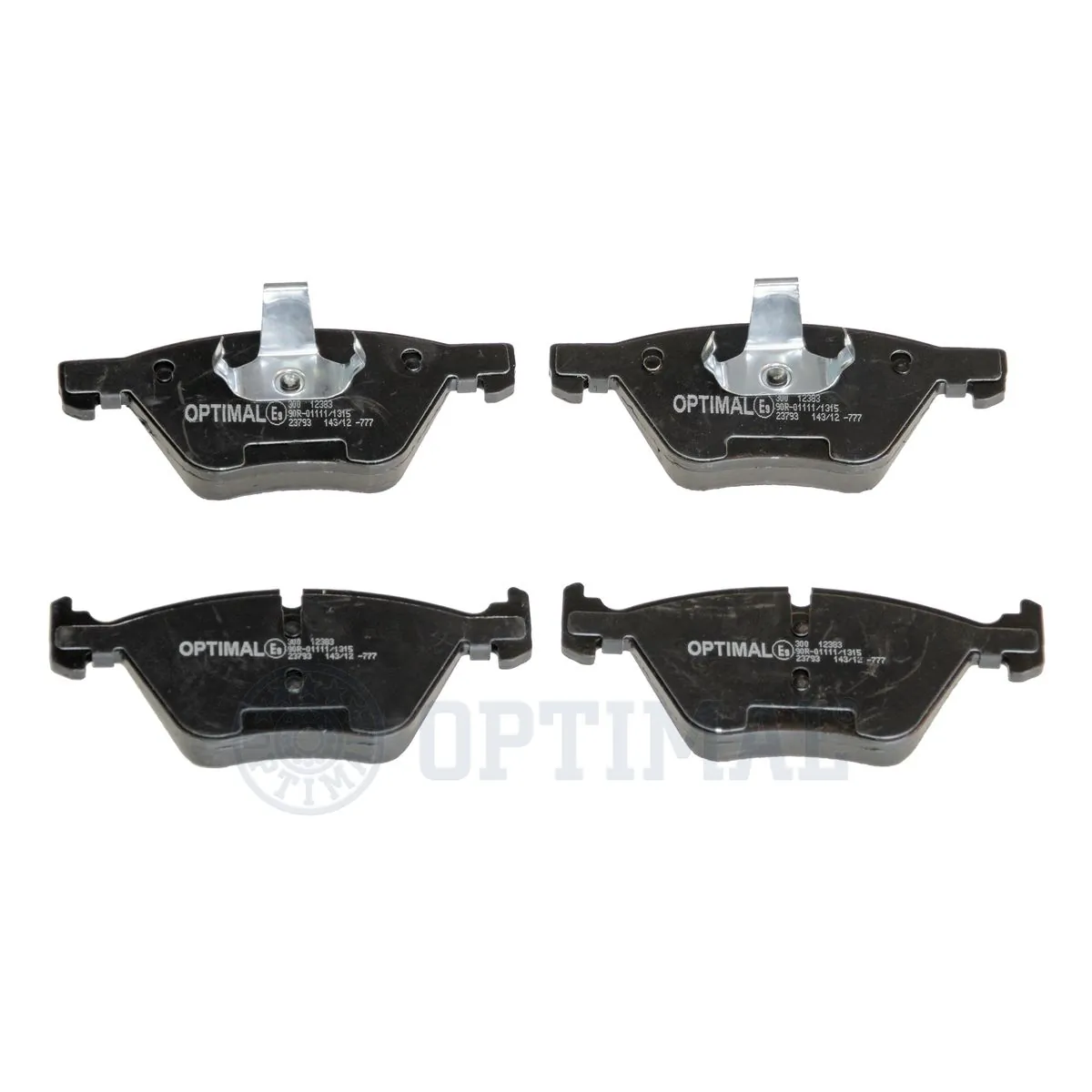 OPTIMAL fékbetétkészlet, tárcsafék - BP-12383 - TothCarparts