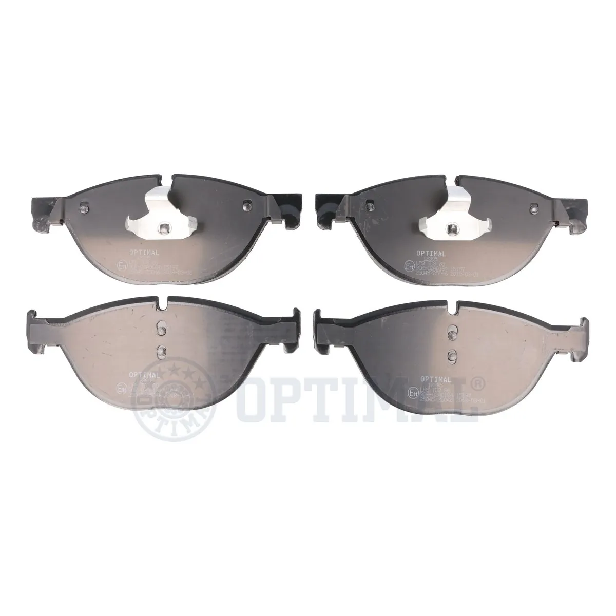 OPTIMAL fékbetétkészlet, tárcsafék - BP-12395 - TothCarparts