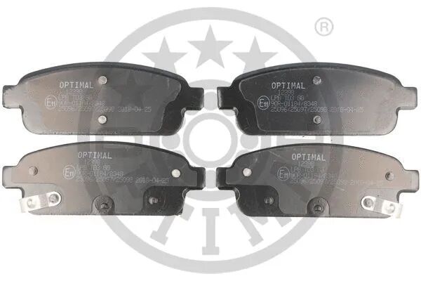 OPTIMAL fékbetétkészlet, tárcsafék - BP-12398 - TothCarparts