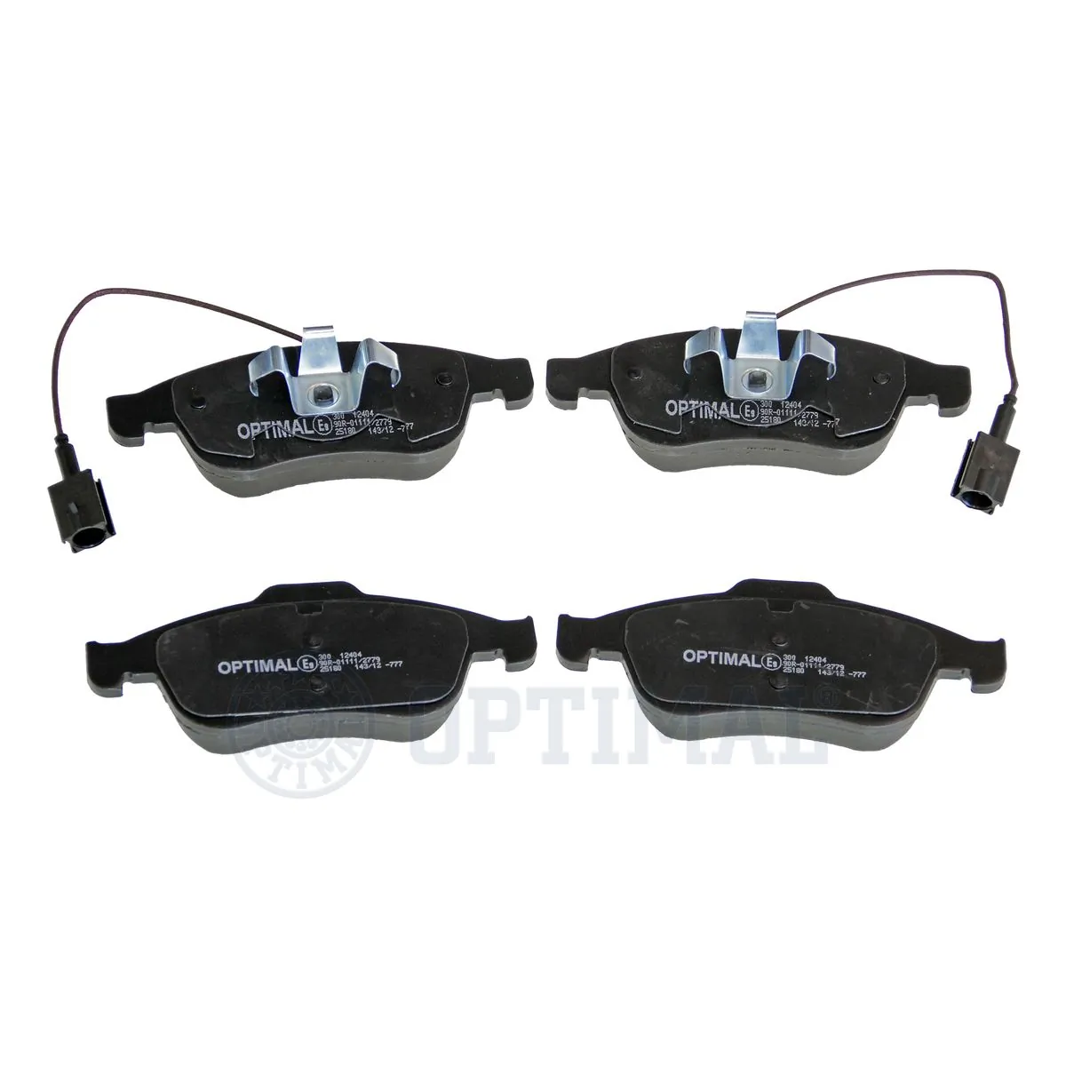 OPTIMAL fékbetétkészlet, tárcsafék - BP-12404 - TothCarparts