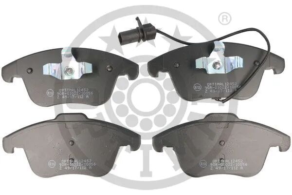 OPTIMAL fékbetétkészlet, tárcsafék - BP-12452 - TothCarparts