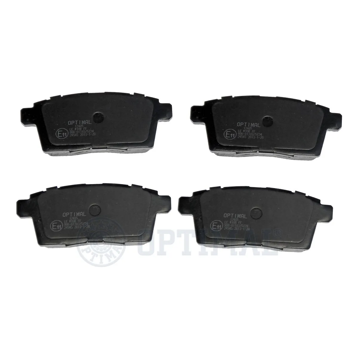 OPTIMAL fékbetétkészlet, tárcsafék - BP-12485 - TothCarparts
