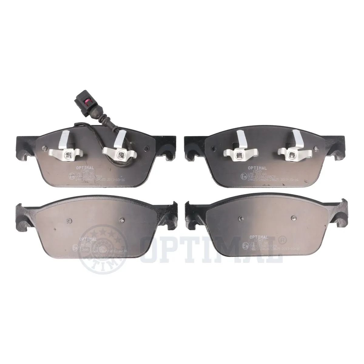 OPTIMAL fékbetétkészlet, tárcsafék - BP-12545 - TothCarparts