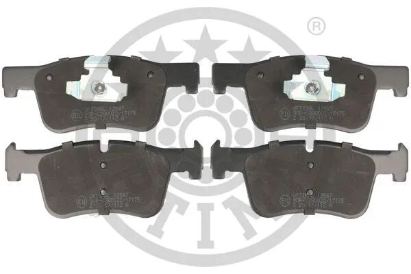 OPTIMAL fékbetétkészlet, tárcsafék - BP-12547 - TothCarparts