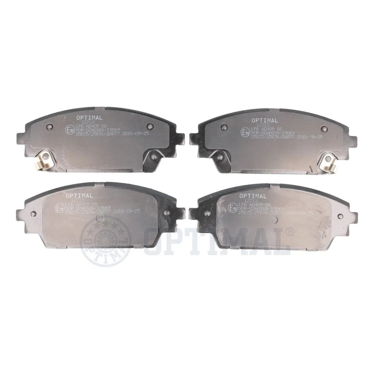 OPTIMAL fékbetétkészlet, tárcsafék - BP-12713 - TothCarparts