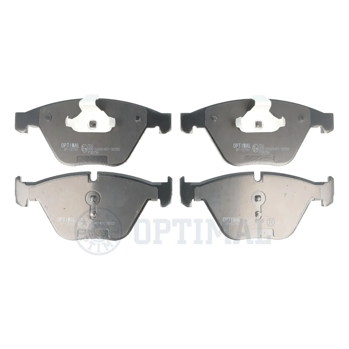 OPTIMAL fékbetétkészlet, tárcsafék - BP-12740 - TothCarparts