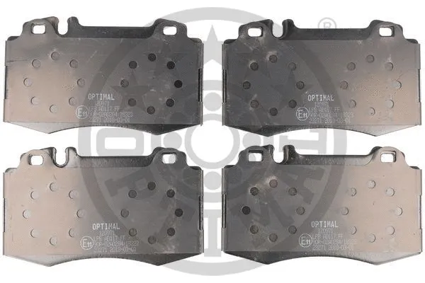 OPTIMAL fékbetétkészlet, tárcsafék - BP-12743 - TothCarparts