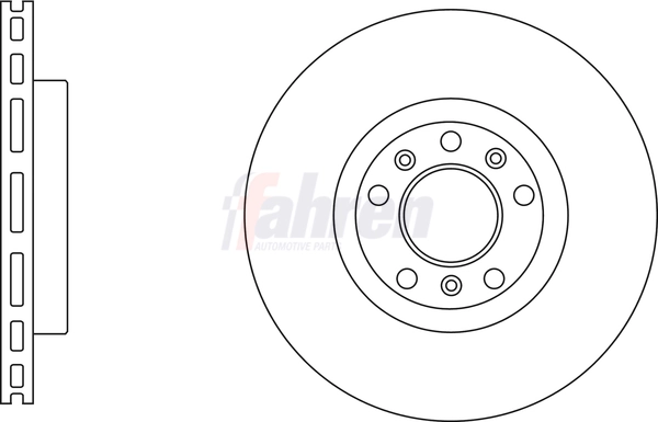 Fahren féktárcsa - FBD6819 - TothCarparts