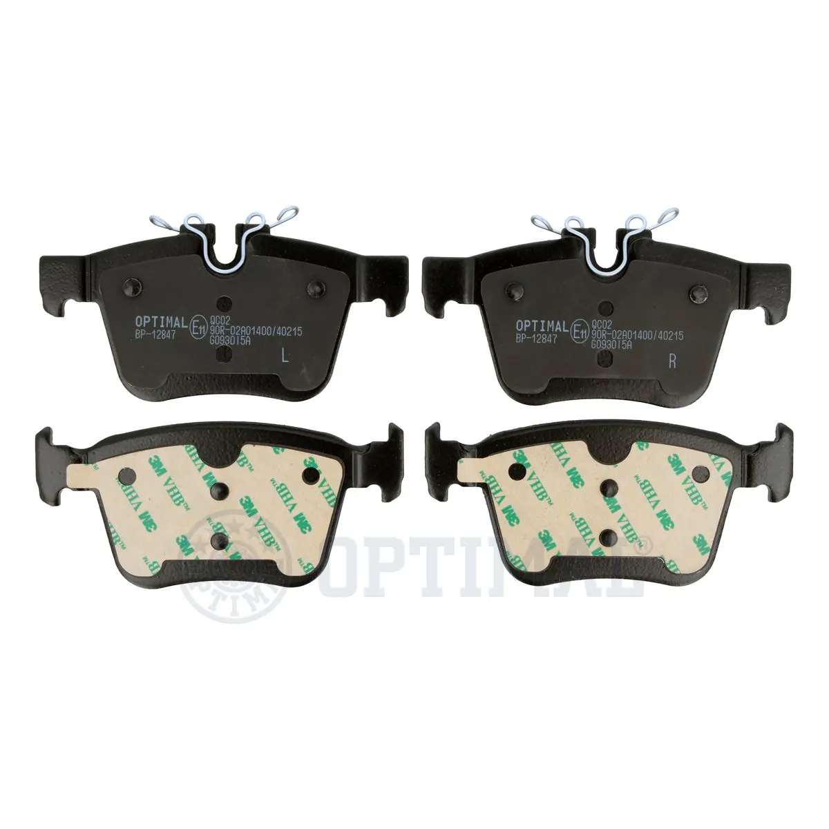 OPTIMAL fékbetétkészlet, tárcsafék - BP-12847 - TothCarparts