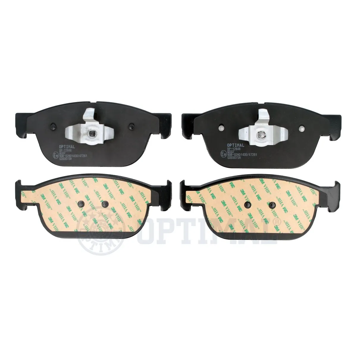 OPTIMAL fékbetétkészlet, tárcsafék - BP-12848 - TothCarparts
