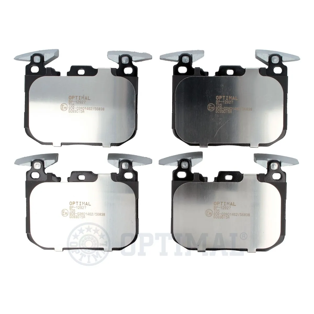 OPTIMAL fékbetétkészlet, tárcsafék - BP-12927 - TothCarparts