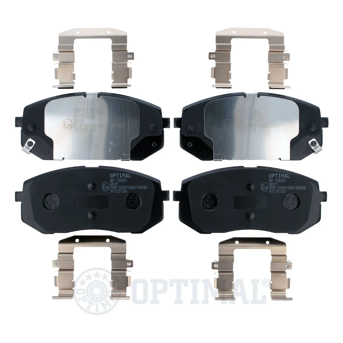 OPTIMAL fékbetétkészlet, tárcsafék - BP-13023 - TothCarparts