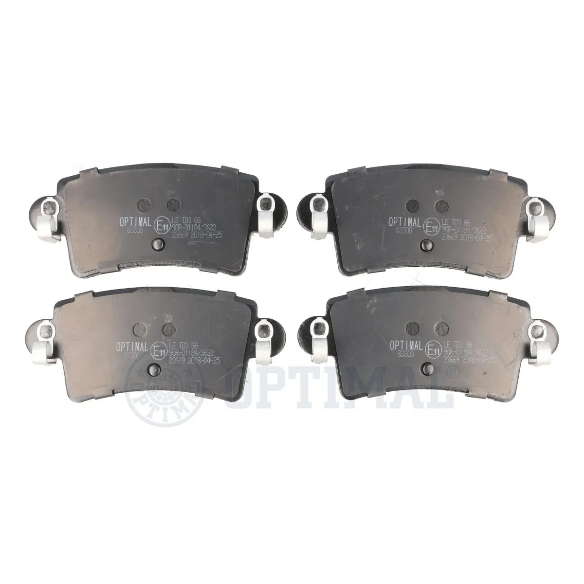 OPTIMAL fékbetétkészlet, tárcsafék - BP-83300 - TothCarparts