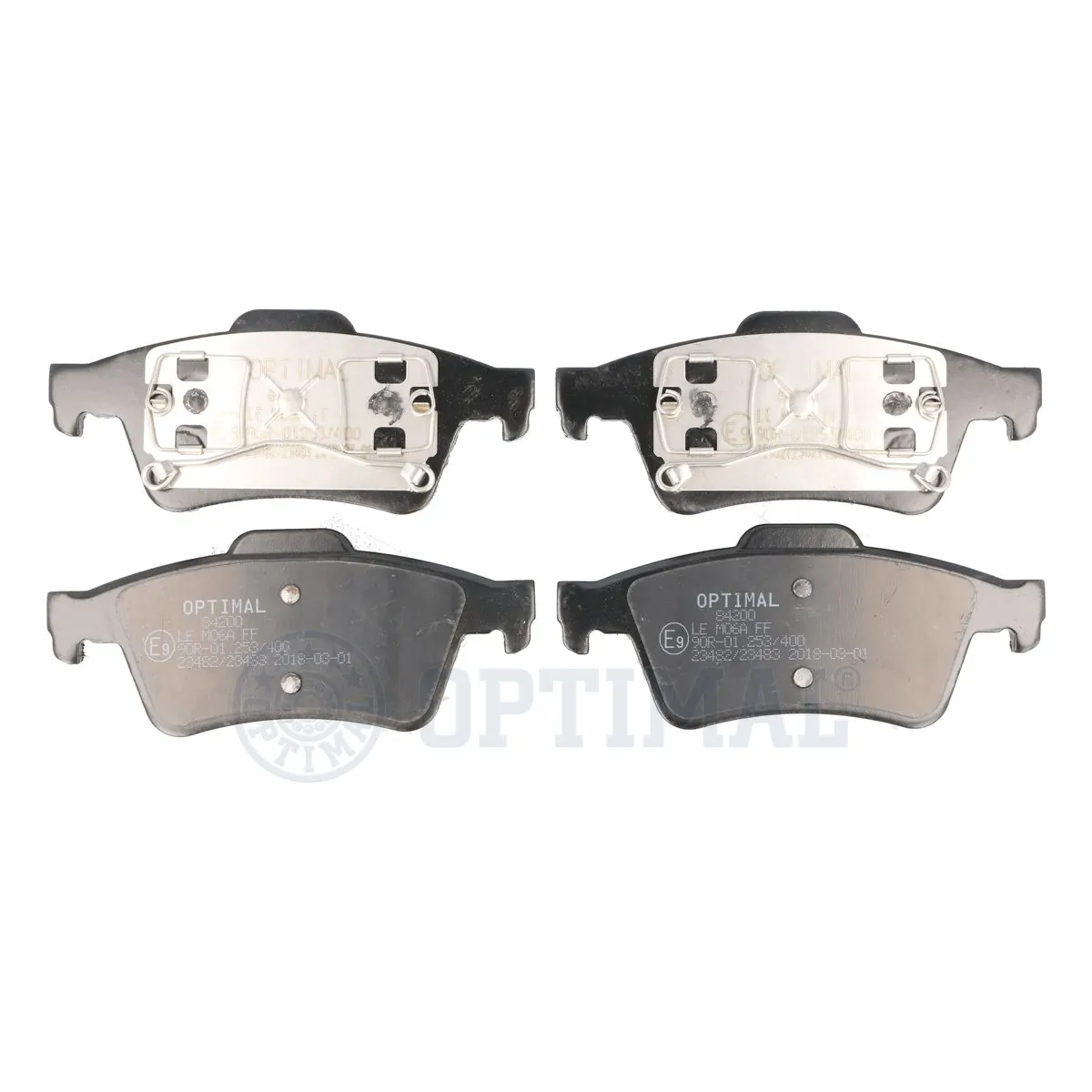 OPTIMAL fékbetétkészlet, tárcsafék - BP-84200 - TothCarparts