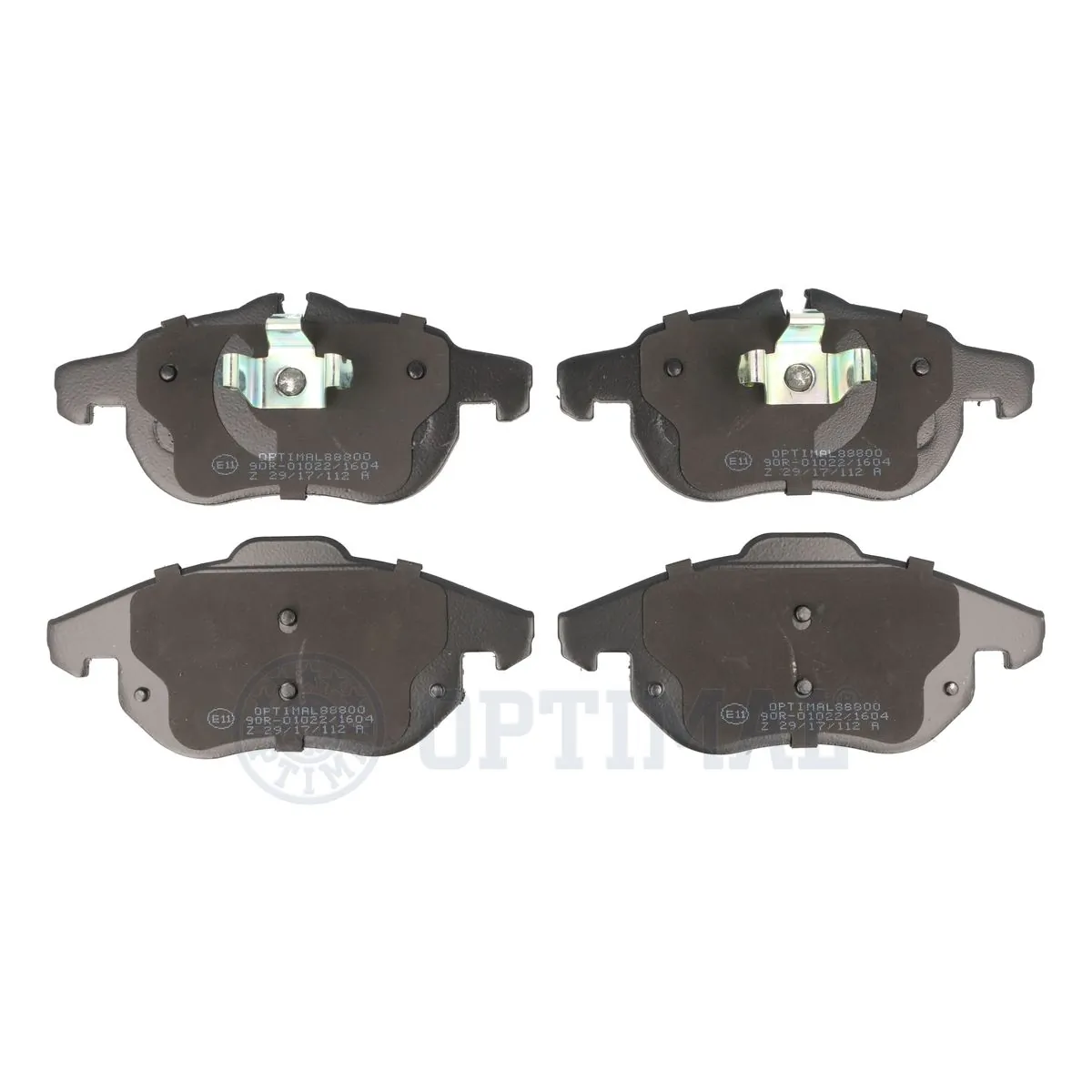 OPTIMAL fékbetétkészlet, tárcsafék - BP-88800 - TothCarparts