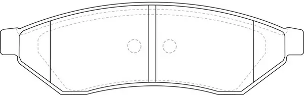 SB fékbetétkészlet, tárcsafék - BP10375 - TothCarparts