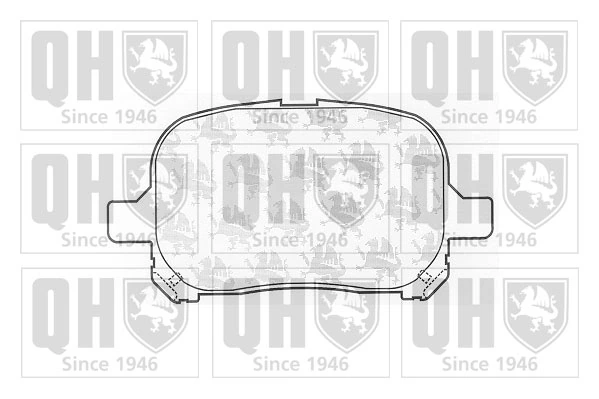 QUINTON HAZELL fékbetétkészlet, tárcsafék - BP1060 - TothCarparts