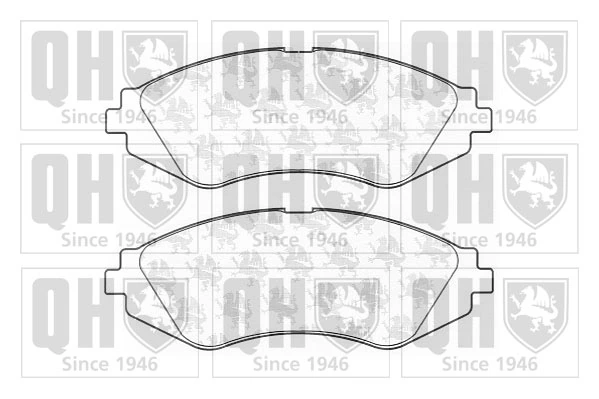QUINTON HAZELL fékbetétkészlet, tárcsafék - BP1069 - TothCarparts