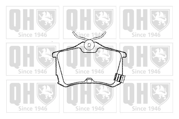 QUINTON HAZELL fékbetétkészlet, tárcsafék - BP1093 - TothCarparts