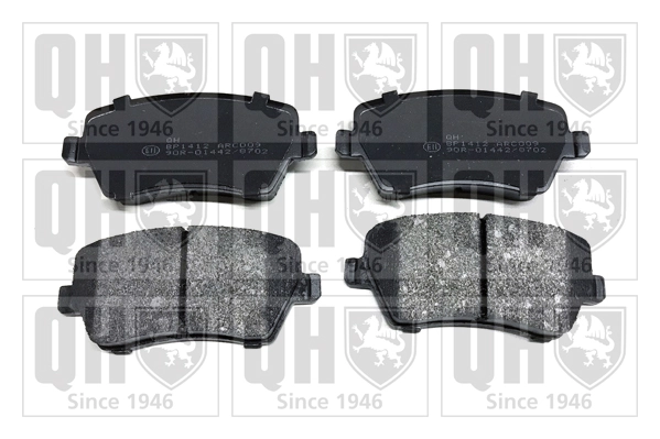 QUINTON HAZELL fékbetétkészlet, tárcsafék - BP1412 - TothCarparts