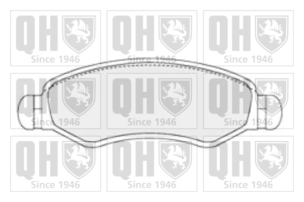 QUINTON HAZELL fékbetétkészlet, tárcsafék - BP1609 - TothCarparts