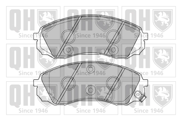 QUINTON HAZELL fékbetétkészlet, tárcsafék - BP1628 - TothCarparts