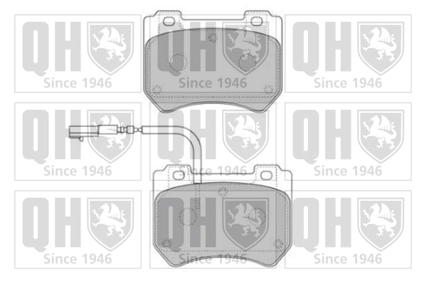 QUINTON HAZELL fékbetétkészlet, tárcsafék - BP1685 - TothCarparts