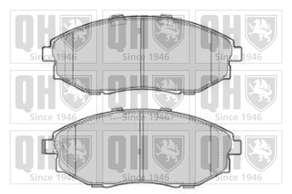 QUINTON HAZELL fékbetétkészlet, tárcsafék - BP1765 - TothCarparts