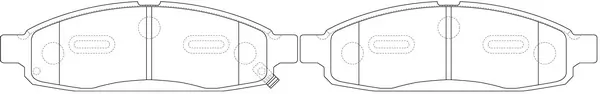 SB fékbetétkészlet, tárcsafék - BP20428 - TothCarparts