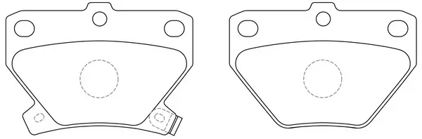 SB fékbetétkészlet, tárcsafék - BP21454 - TothCarparts