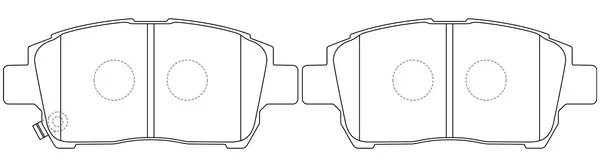 SB fékbetétkészlet, tárcsafék - BP21472 - TothCarparts