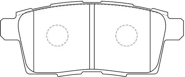 SB fékbetétkészlet, tárcsafék - BP25814 - TothCarparts
